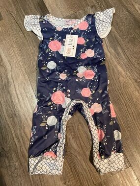 Pete + Lucy Girl’s Romper